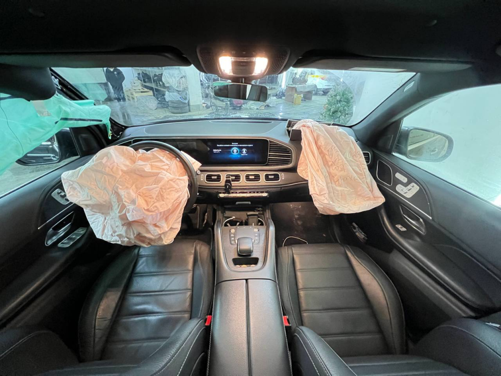 Mercedes-Benz GLE 167 — фотографии салона и выполненной работы